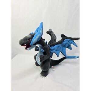 Pokemon Center Mega Charizard X 10" Plush 2018 Articulated Wings X&Y Official